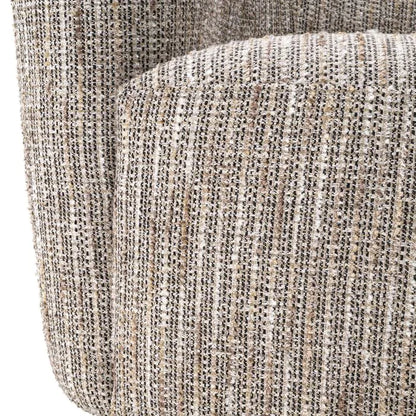 Colin Left Swivel Chair - Mademoiselle Beige