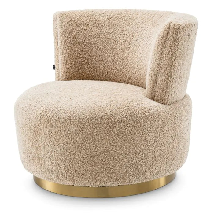 Swivel Chair - Alonso Canberra Sand