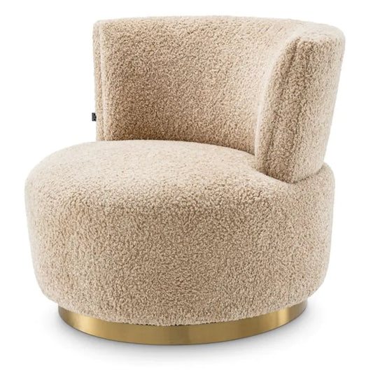 Swivel Chair - Alonso Canberra Sand