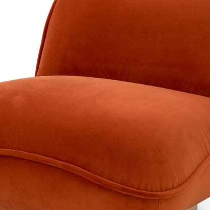 Relax Swivel Chair - Savona Orange Velvet