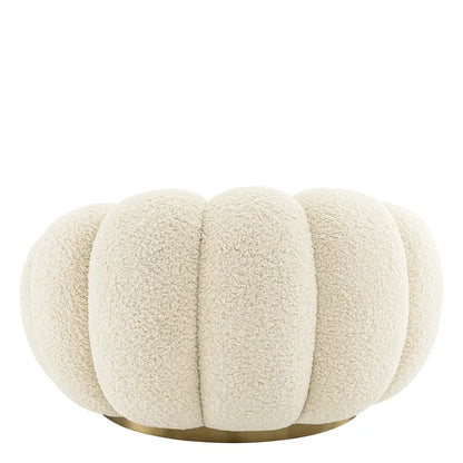 Mello Swivel Chair - Faux Shearling