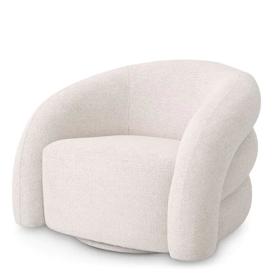 Novelle Swivel Chair - Lyssa Off-White