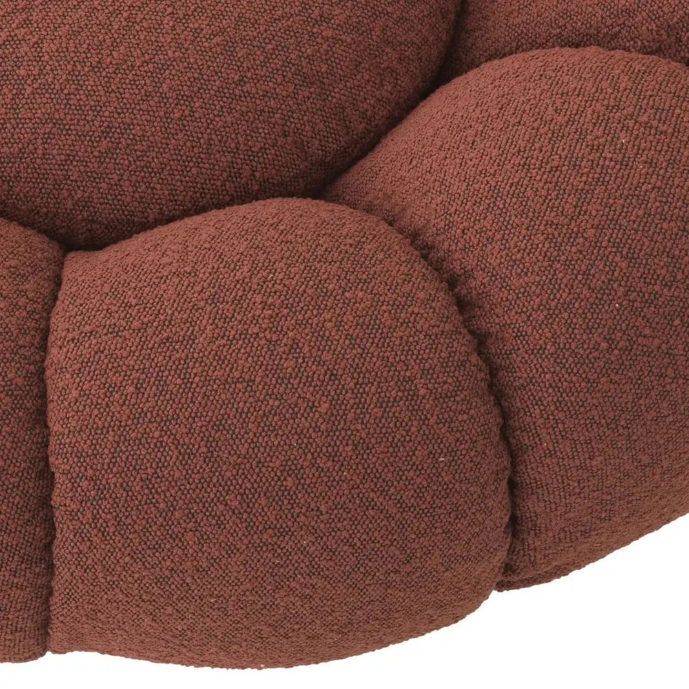 Mello Swivel Chair - Bouclé Rouge