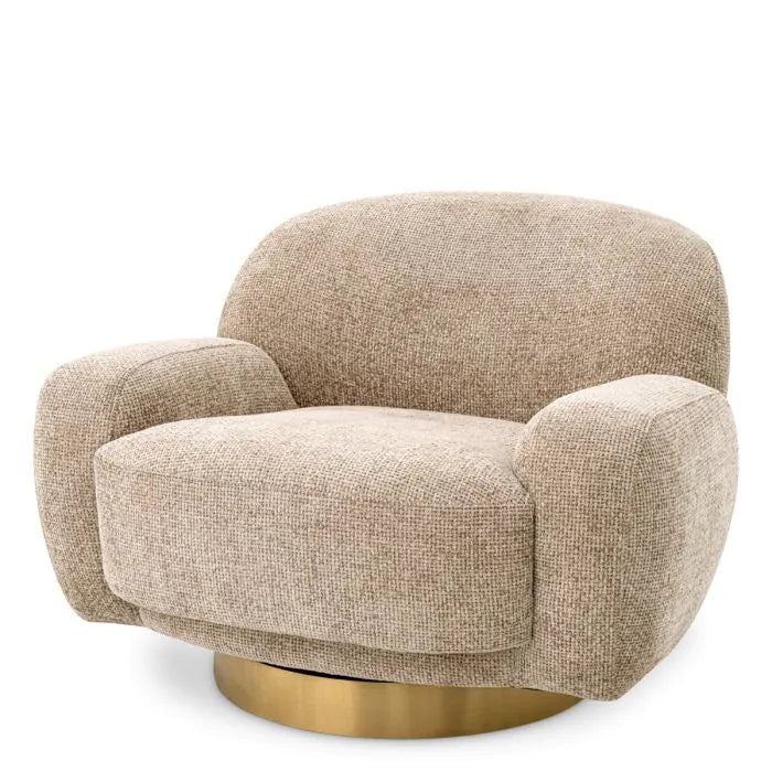 Udine Swivel Chair - Lyssa Sand