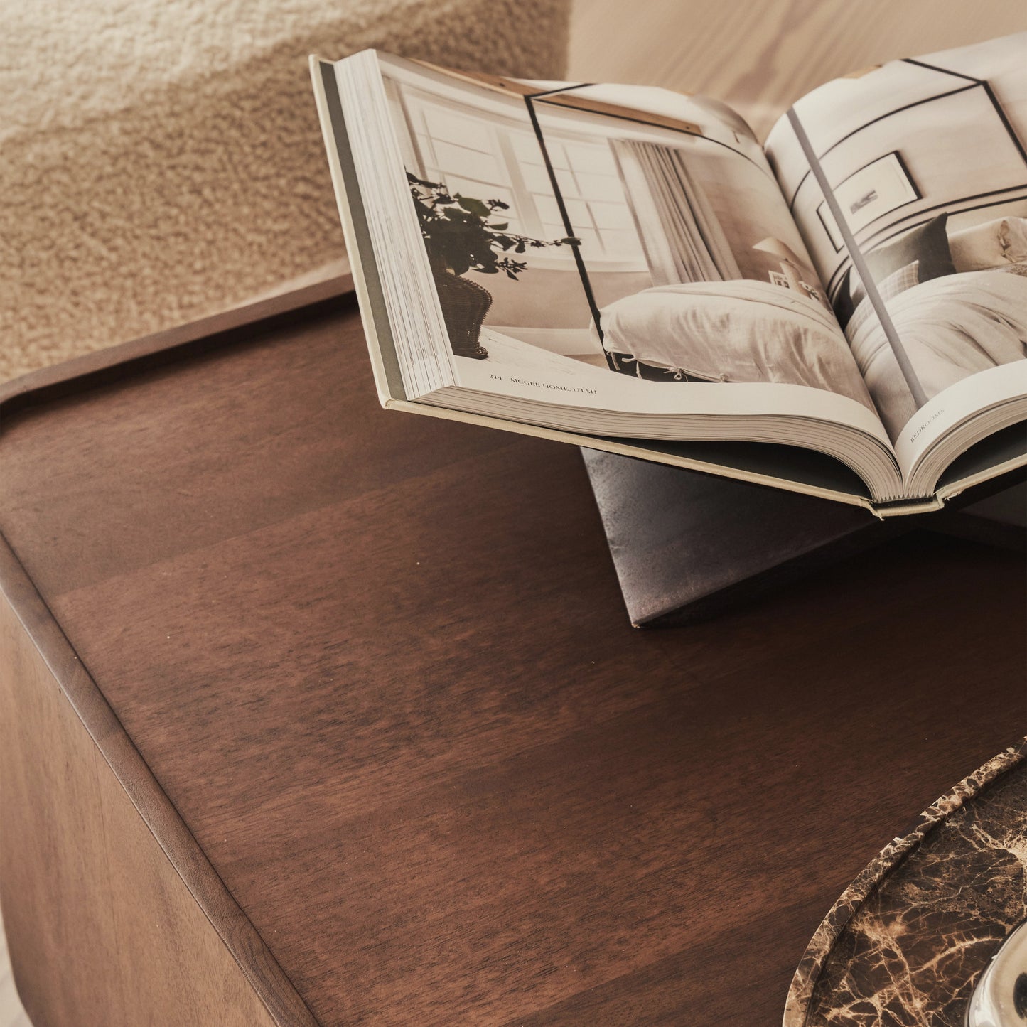 Fairmont - Dark Wood Premium Rectangular Coffee Table