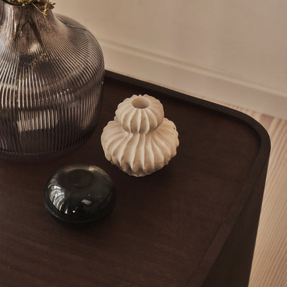 Fairmont - Dark Wood Premium Square Side Table