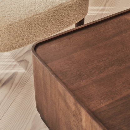 Fairmont - Dark Wood Premium Rectangular Coffee Table