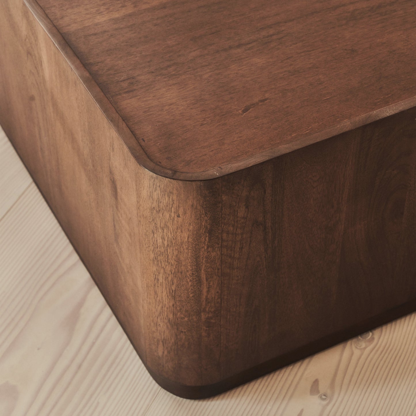 Fairmont - Dark Wood Premium Rectangular Coffee Table