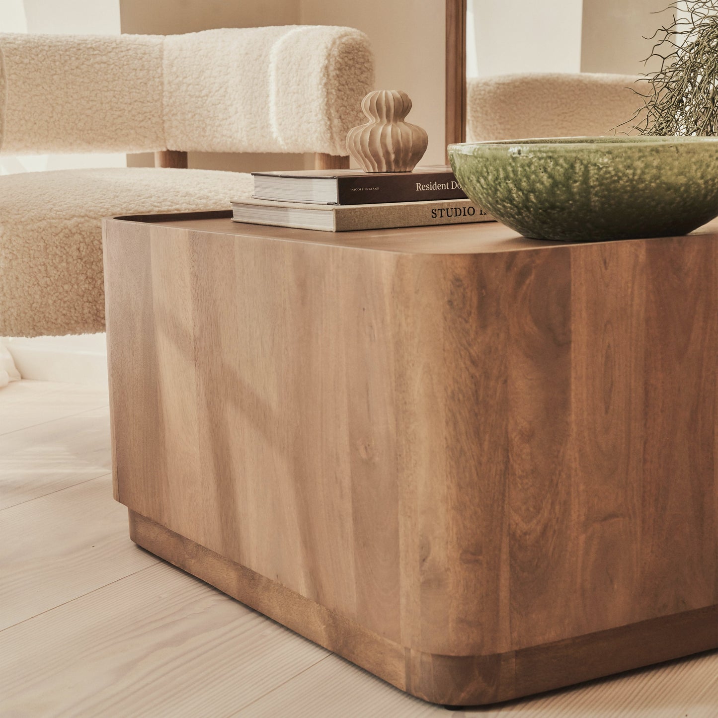 Fairmont - Warm Wood Premium Rectangular Coffee Table