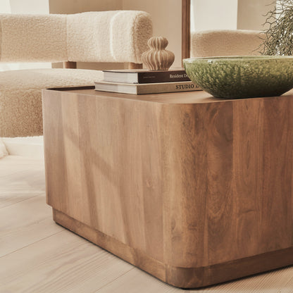 Fairmont - Warm Wood Premium Rectangular Coffee Table