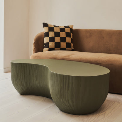 Leonardo - Minimal Olive Shaped Coffee Table Large