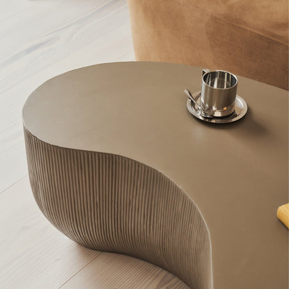 Leonardo - Minimal Mocha Shaped Coffee Table Large