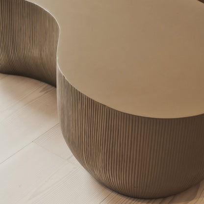 Leonardo - Minimal Mocha Shaped Coffee Table Large