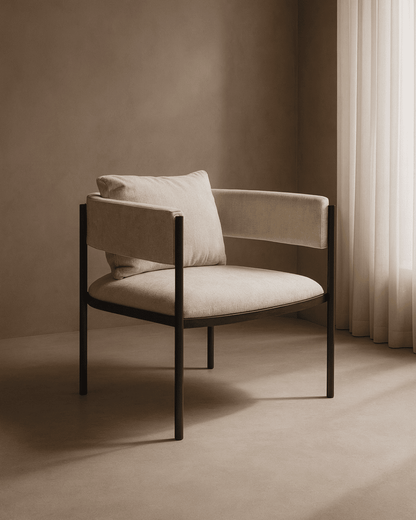 Envie I Lounge Chair - Giselle Grey Beige