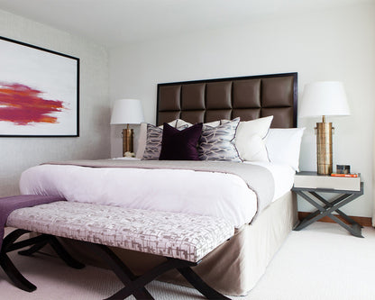 Boston Bedside Table - Taupe Grey