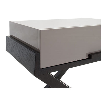 Boston Bedside Table - Taupe Grey