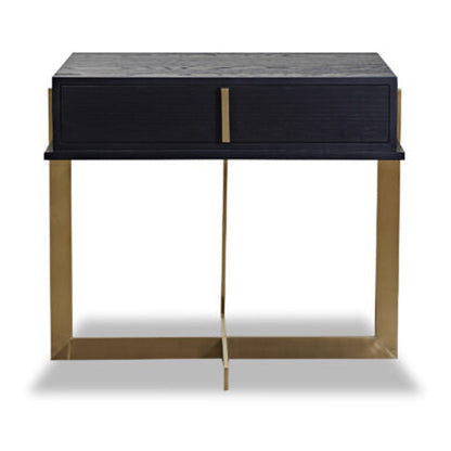 Archivolto Bedside Table - Brushed Brass