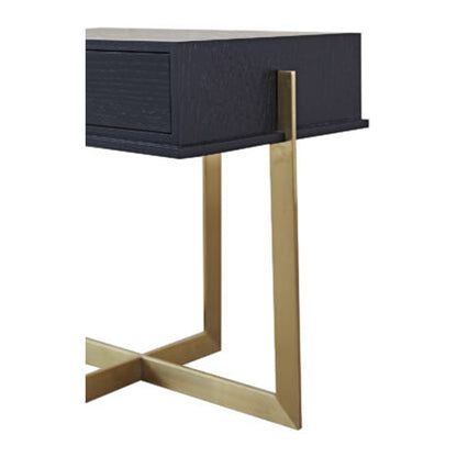 Archivolto Bedside Table - Brushed Brass