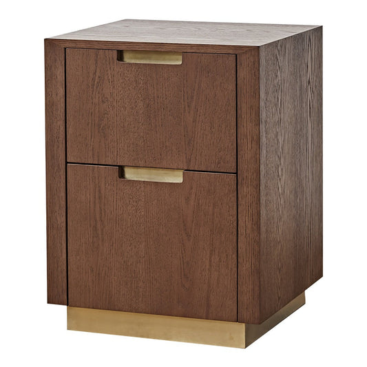 Balkan Bedside Table - Classic Brown