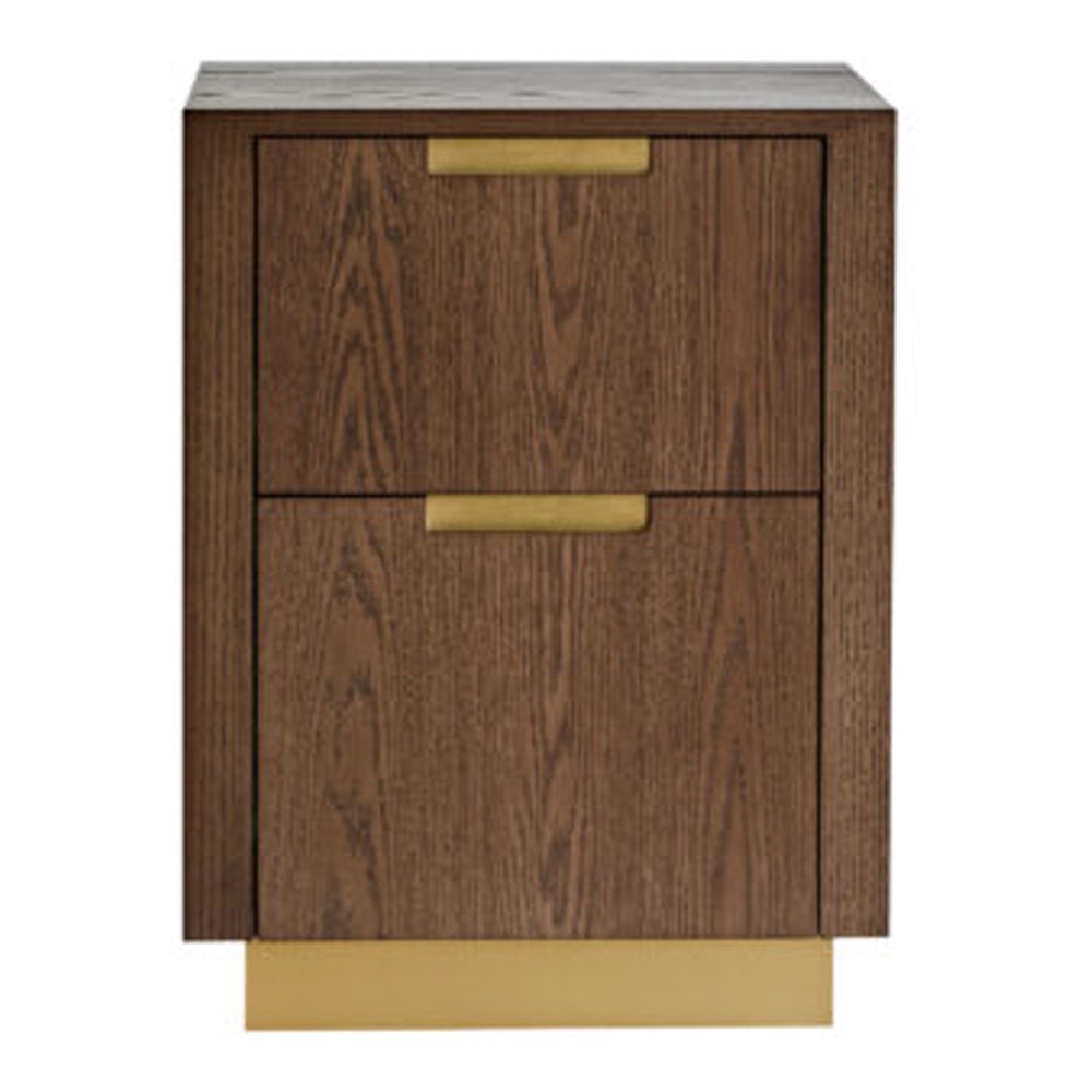 Balkan Bedside Table - Classic Brown