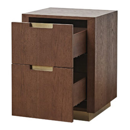 Balkan Bedside Table - Classic Brown