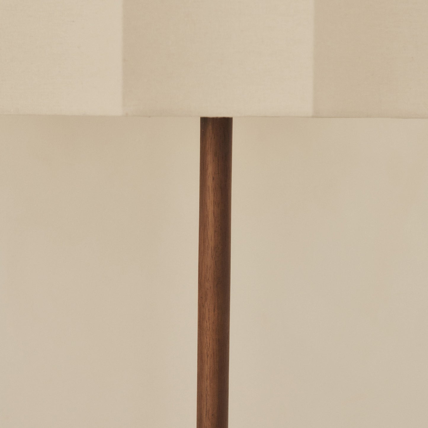 Esme - Dark Wood Inverted Scallop Shade Floor Lamp