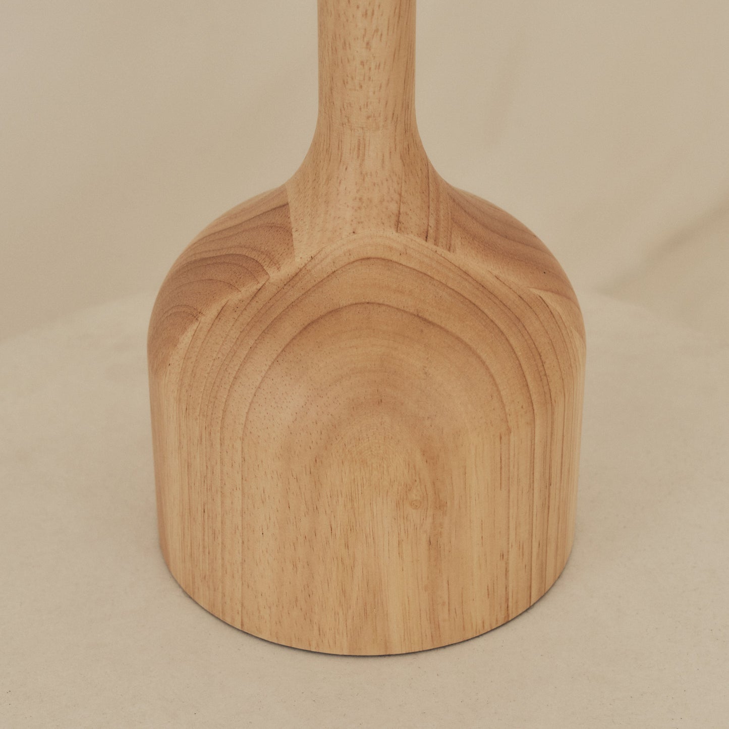 Esme - Light Wood Inverted Scallop Shade Table Lamp