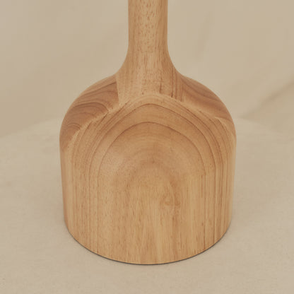 Esme - Light Wood Inverted Scallop Shade Table Lamp