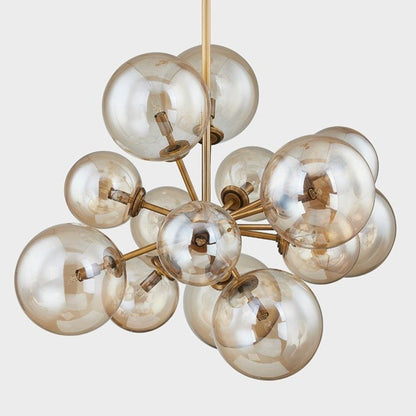 Santee 13 Light Chandelier - Patina Brass