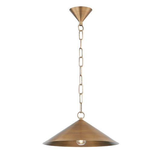 Midvale 1 Light Pendant Light - Patina Brass