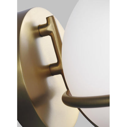 Apollo 1 Light Wall Light - Burnished Brass