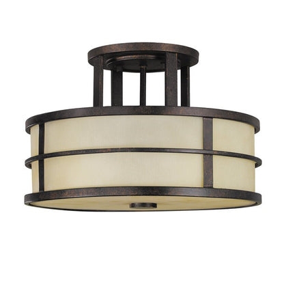 Fusion 3 Light Ceiling Light - Grecian Bronze