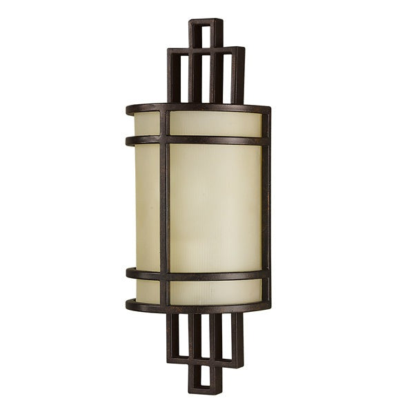 Fusion 1 Light Wall Light - Grecian Bronze