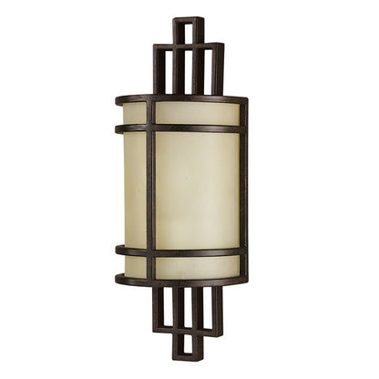 Fusion 1 Light Wall Light - Grecian Bronze