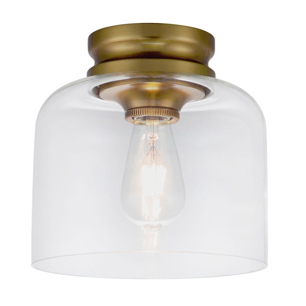 Feiss Hounslow Flush Light - Brass