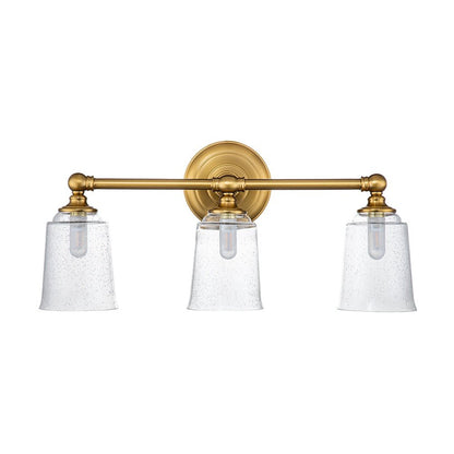 Feiss Huguenot Lake 3 Light Above Mirror Light - Brass