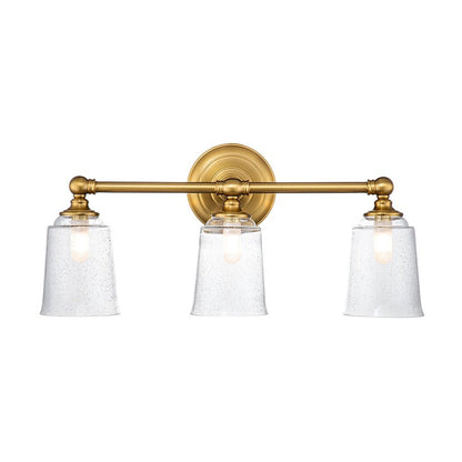 Feiss Huguenot Lake 3 Light Above Mirror Light - Brass
