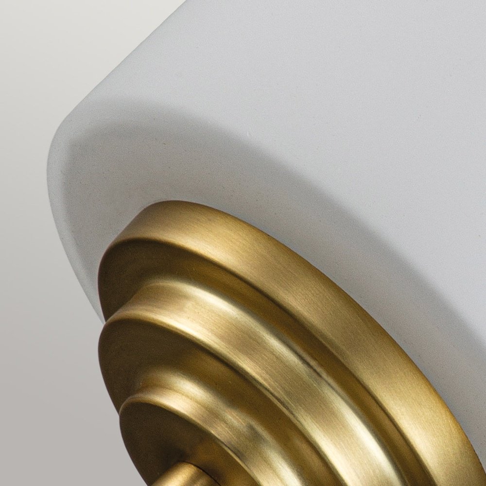 Feiss Malibu Wall Light - Brushed Brass
