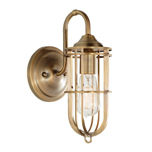 Urban Renewal 1 Light Wall Light - Dark Antique Brass