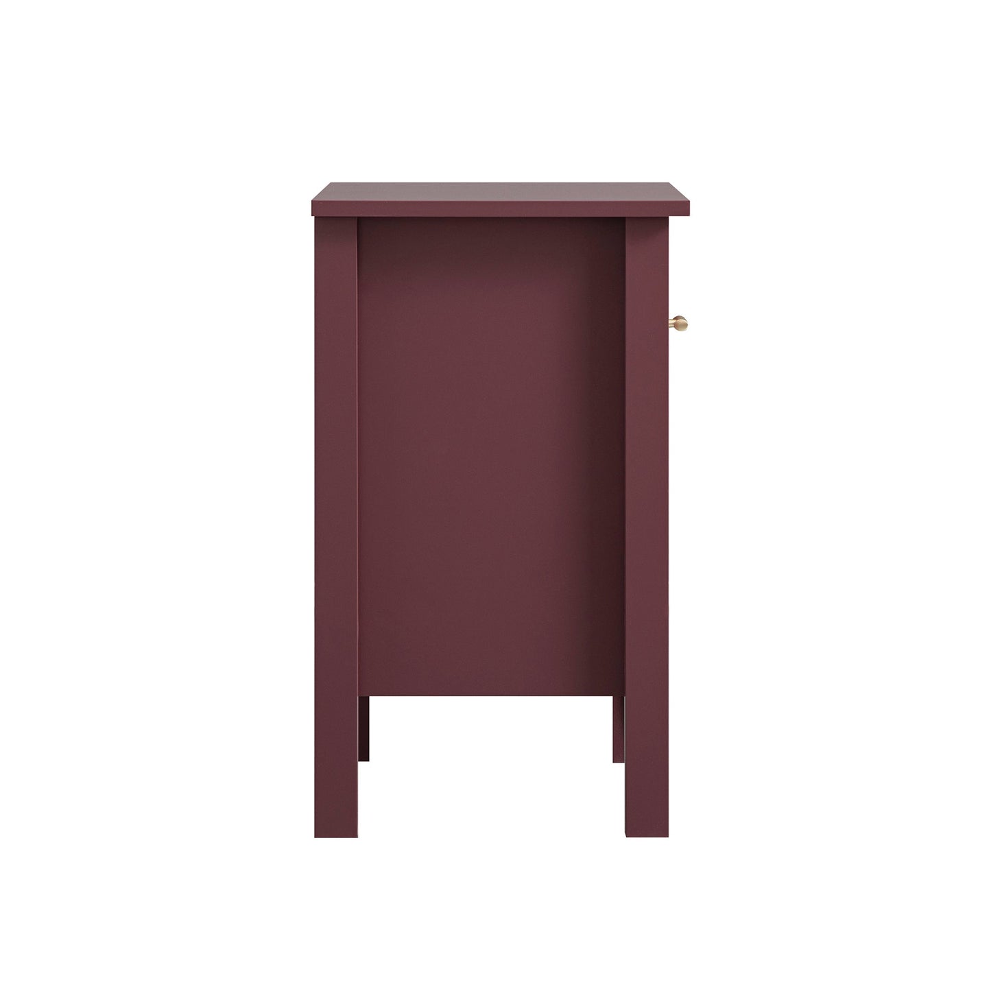 Oakham 1-Drawer Bedside Table, Wild Cherry