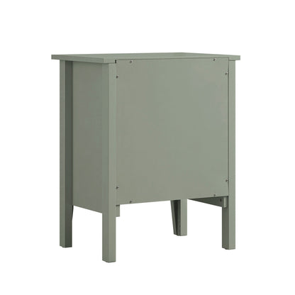 Oakham 1-Drawer Bedside Table, Desert Sage