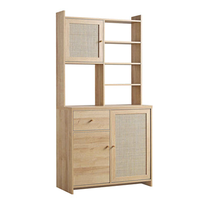 Frances Woven Rattan Dresser, Natural
