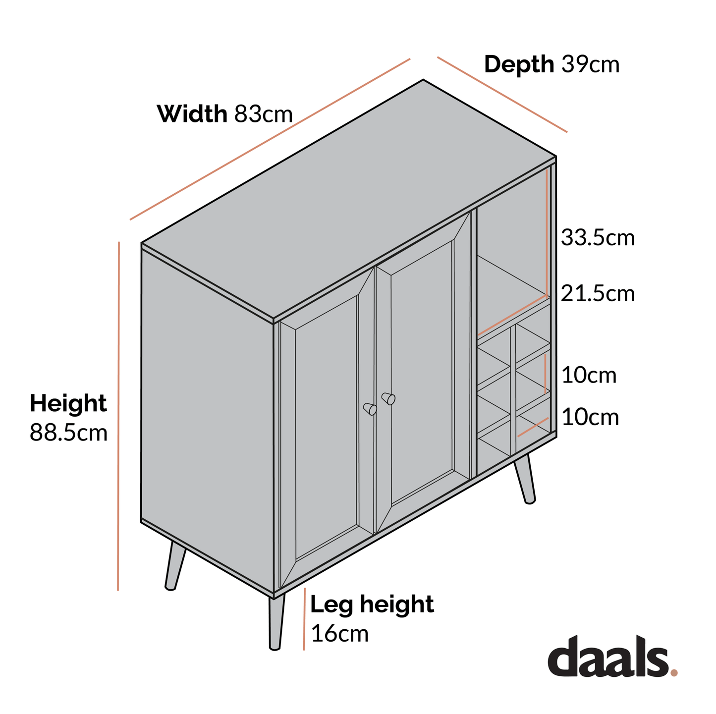 Frances Woven Rattan Drinks Cabinet, Mint