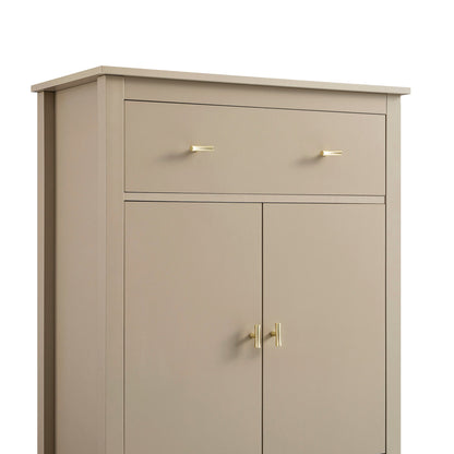 Oakham Small Sideboard with Drawer, Deep Greige
