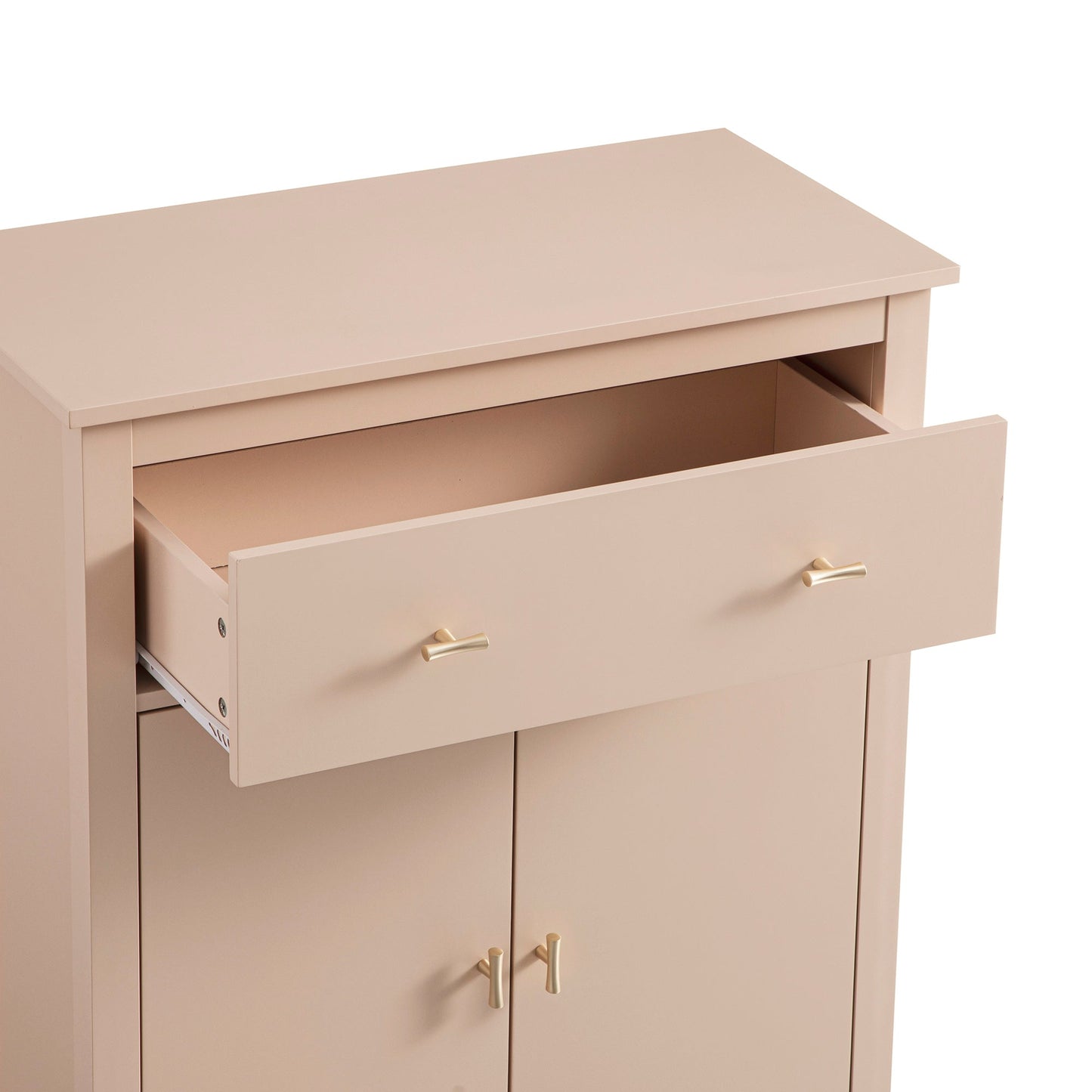 Oakham Small Sideboard with Drawer, Nude Pink