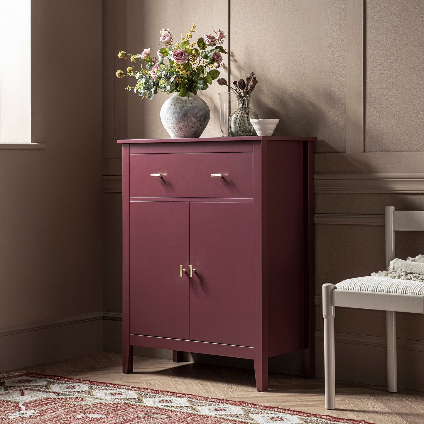Oakham Small Sideboard with Drawer, Wild Cherry