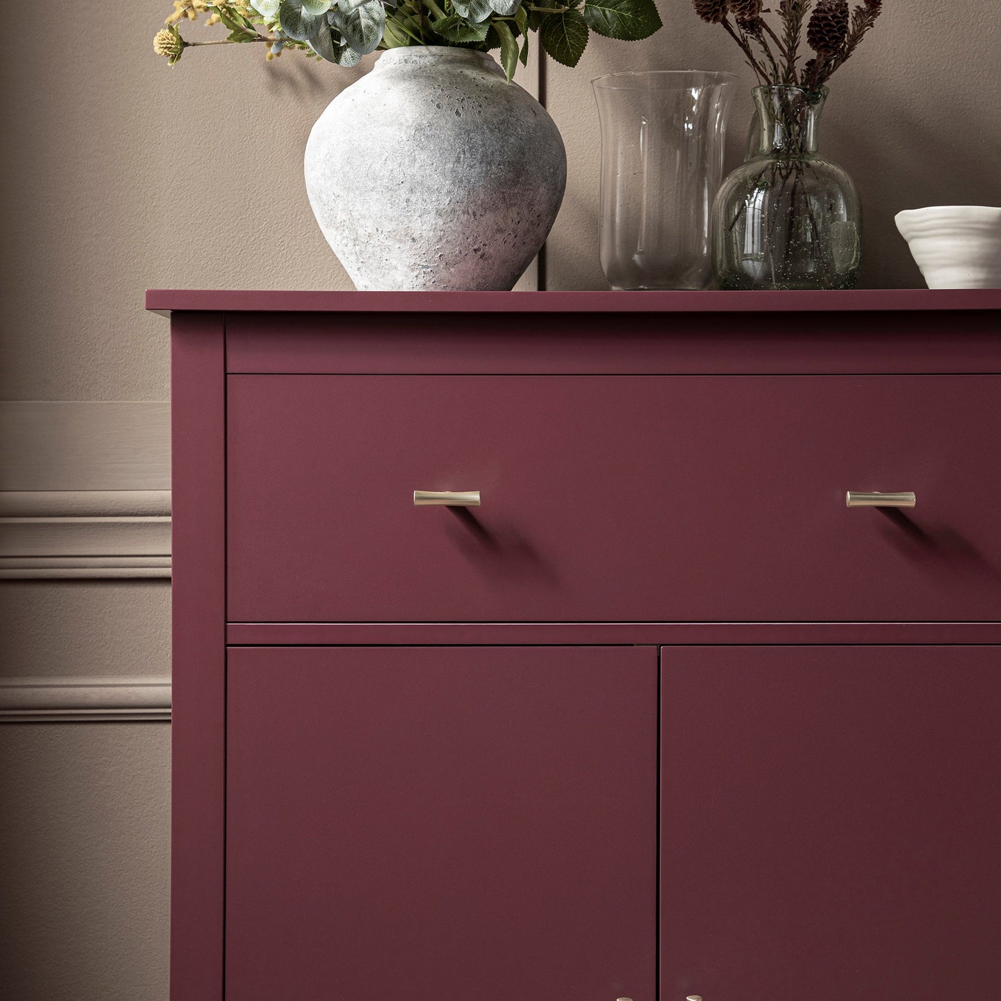 Oakham Small Sideboard with Drawer, Wild Cherry