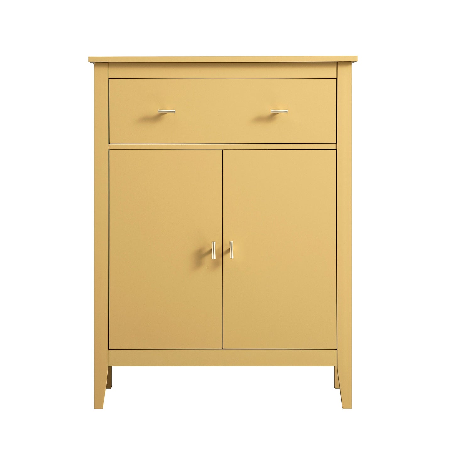 Oakham Small Sideboard with Drawer, Rattan Yellow