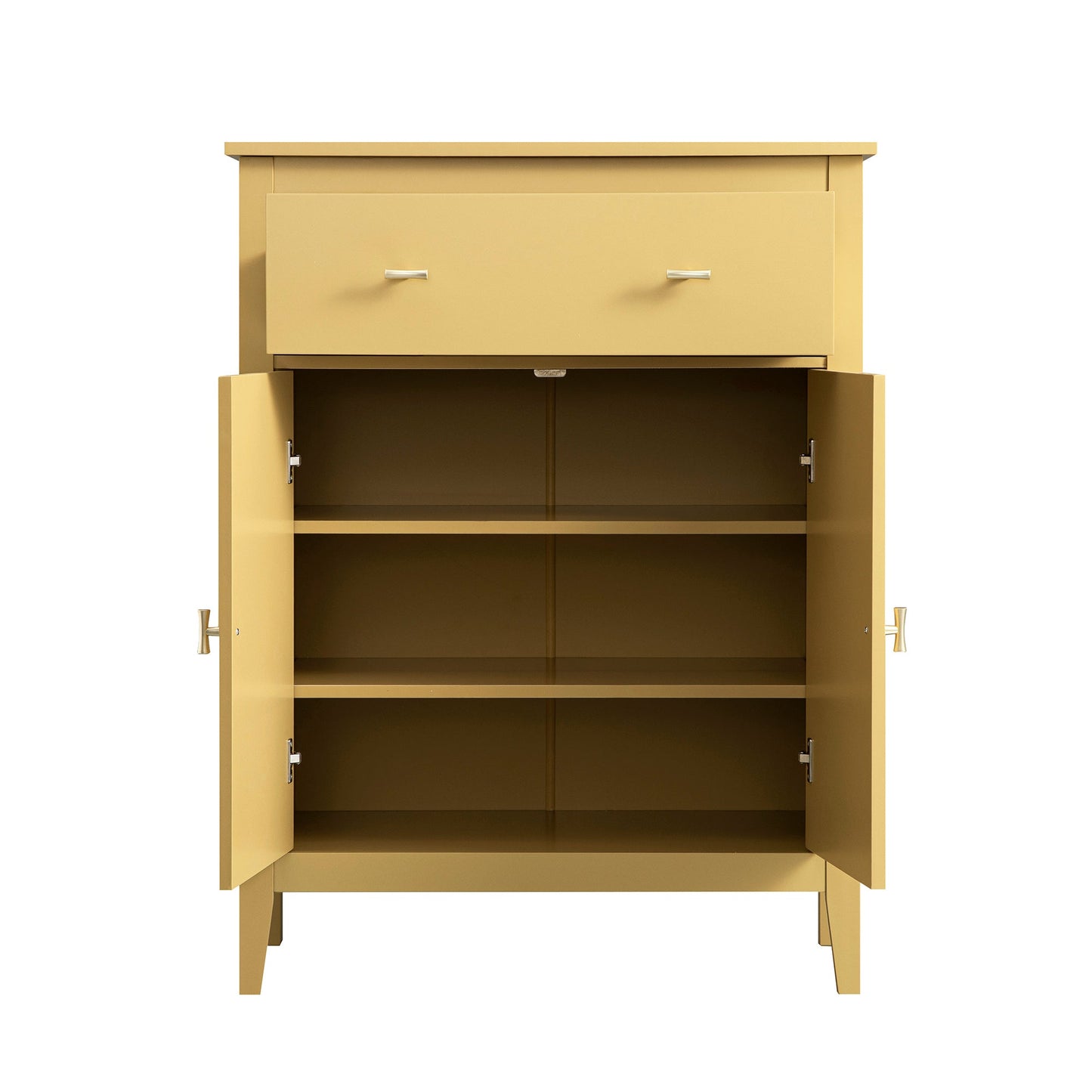 Oakham Small Sideboard with Drawer, Rattan Yellow