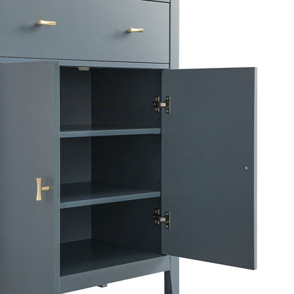 Oakham Small Sideboard with Drawer, Stormy Blue